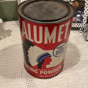 Vintage Calumet Baking Powder 5 lb. Tin.